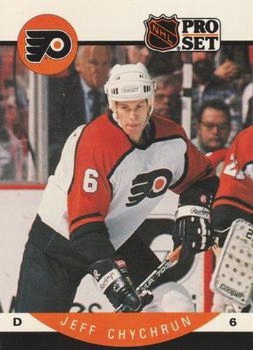 #213 Jeff Chychrun - Philadelphia Flyers - 1990-91 Pro Set Hockey