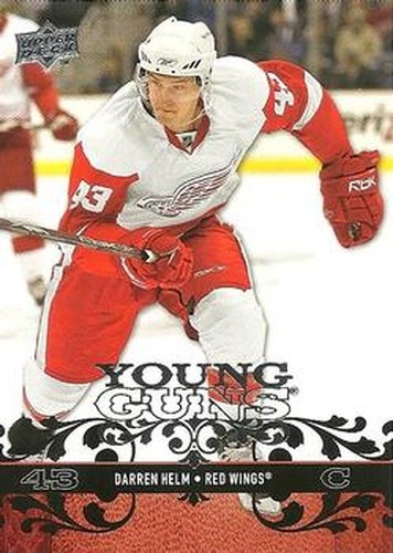 #213 Darren Helm - Detroit Red Wings - 2008-09 Upper Deck Hockey