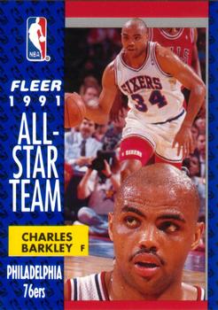 #213 Charles Barkley - Philadelphia 76ers - 1991-92 Fleer Basketball