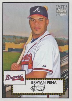 #213 Brayan Pena - Atlanta Braves - 2006 Topps 1952 Edition Baseball