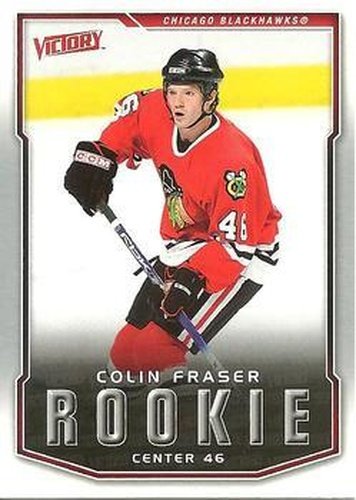 #213 Colin Fraser - Chicago Blackhawks - 2007-08 Upper Deck Victory Hockey