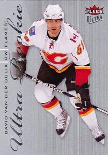 #213 David Van Der Gulik - Calgary Flames - 2009-10 Ultra Hockey
