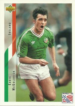 #213 Eddie McGoldrick - Ireland - 1994 Upper Deck World Cup Contenders English/Spanish Soccer