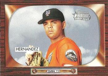 #213 Gaby Hernandez - New York Mets - 2004 Bowman Heritage Baseball