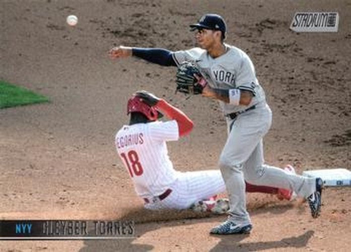 #213 Gleyber Torres - New York Yankees - 2021 Stadium Club Baseball