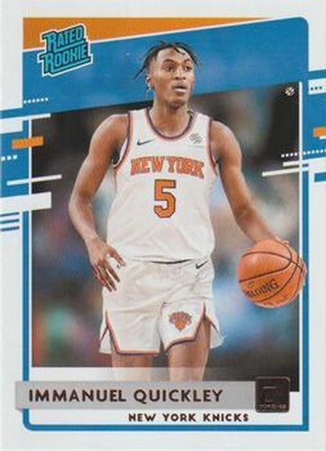 #213 Immanuel Quickley - New York Knicks - 2020-21 Donruss Basketball