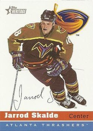 #213 Jarrod Skalde - Atlanta Thrashers - 2000-01 Topps Heritage Hockey