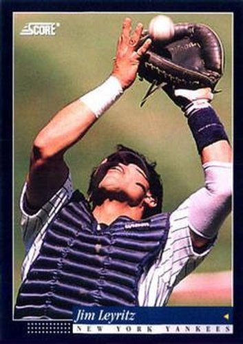 #213 Jim Leyritz - New York Yankees -1994 Score Baseball