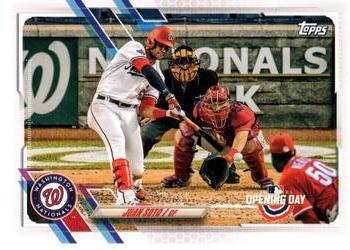 #213 Juan Soto - Washington Nationals - 2021 Topps Opening Day Baseball