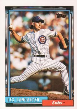 #213 Les Lancaster - Chicago Cubs - 1992 Topps Baseball