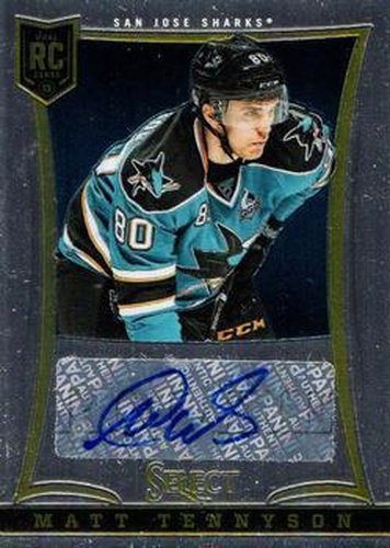 #213 Matt Tennyson - San Jose Sharks - 2013-14 Panini Select Hockey