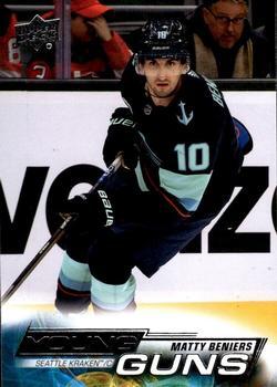 #213 Matty Beniers - Seattle Kraken - 2022-23 Upper Deck Hockey