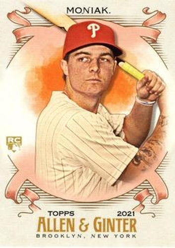#213 Mickey Moniak - Philadelphia Phillies - 2021 Topps Allen & Ginter Baseball