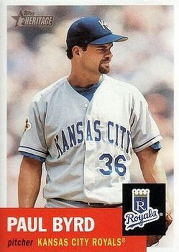 #213 Paul Byrd - Kansas City Royals - 2002 Topps Heritage Baseball