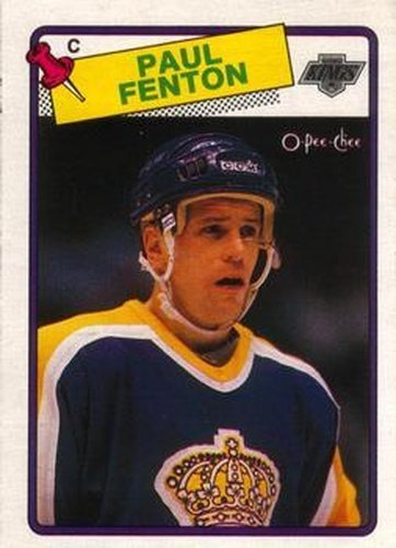 #213 Paul Fenton - Los Angeles Kings - 1988-89 O-Pee-Chee Hockey