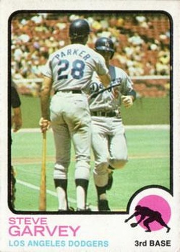 #213 Steve Garvey - Los Angeles Dodgers - 1973 Topps Baseball