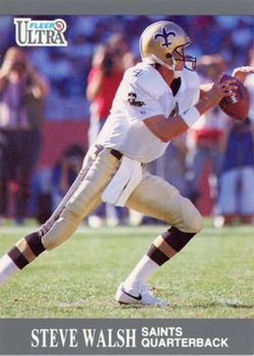 #213 Steve Walsh - New Orleans Saints - 1991 Ultra Football