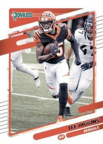 #213 Tee Higgins - Cincinnati Bengals - 2021 Donruss Football
