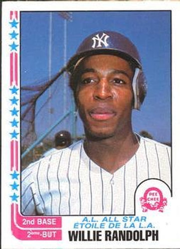 #213 Willie Randolph - New York Yankees - 1982 O-Pee-Chee Baseball