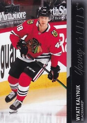 #213 Wyatt Kalynuk - Chicago Blackhawks - 2021-22 Upper Deck Hockey