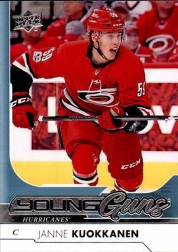 #213 Janne Kuokkanen - Carolina Hurricanes - 2017-18 Upper Deck Hockey