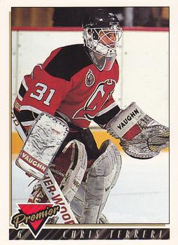 #213 Chris Terreri - New Jersey Devils - 1993-94 Topps Premier Hockey