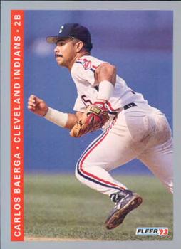 #213 Carlos Baerga - Cleveland Indians - 1993 Fleer Baseball