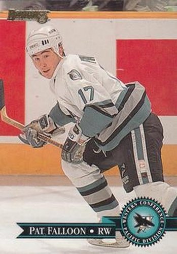 #213 Pat Falloon - San Jose Sharks - 1995-96 Donruss Hockey