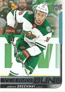 #213 Jordan Greenway - Minnesota Wild - 2018-19 Upper Deck Hockey