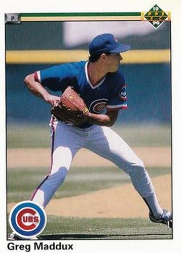 #213 Greg Maddux - Chicago Cubs - 1990 Upper Deck Baseball