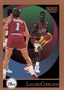 #213 Lanard Copeland - Philadelphia 76ers - 1990-91 SkyBox Basketball
