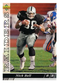 #213 Nick Bell - Los Angeles Raiders - 1993 Upper Deck Football