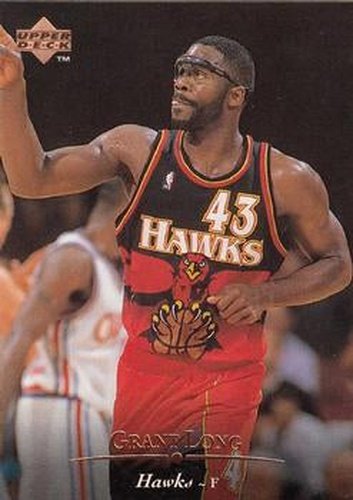 #213 Grant Long - Atlanta Hawks - 1995-96 Upper Deck Basketball