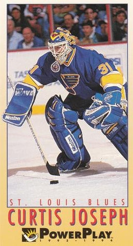 #213 Curtis Joseph - St. Louis Blues - 1993-94 Fleer PowerPlay Hockey