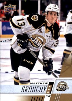 #213 Matthew Grouchy - Charlottetown Islanders - 2017-18 Upper Deck CHL Hockey