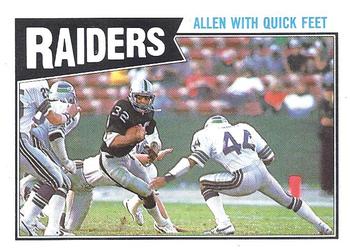 #213 Marcus Allen - Los Angeles Raiders - 1987 Topps Football