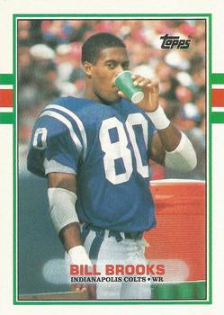 #213 Bill Brooks - Indianapolis Colts - 1989 Topps Football