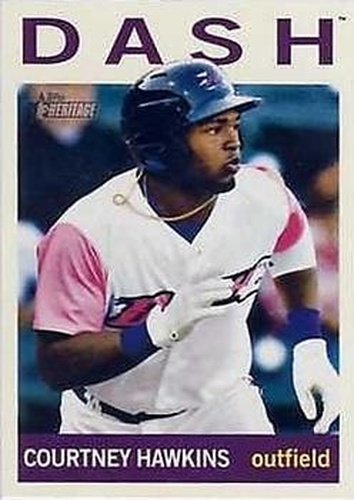 #213b Courtney Hawkins - Winston-Salem Dash - 2013 Topps Heritage Minor League Baseball