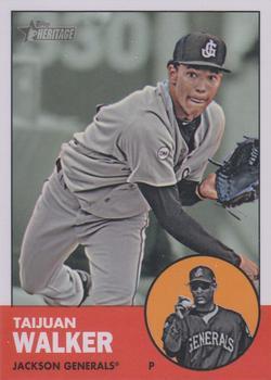 #213b Taijuan Walker - Jackson Generals - 2012 Topps Heritage Minor League Baseball