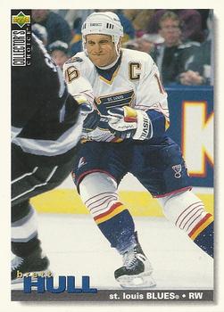#214 Brett Hull - St. Louis Blues - 1995-96 Collector's Choice Hockey