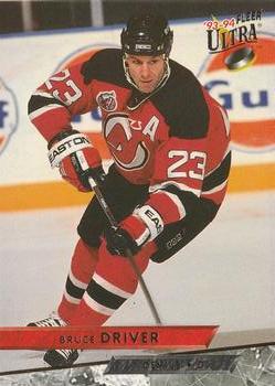 #214 Bruce Driver - New Jersey Devils - 1993-94 Ultra Hockey