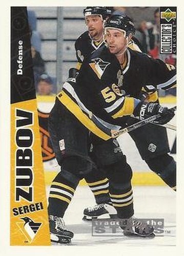 #214 Sergei Zubov - Pittsburgh Penguins - 1996-97 Collector's Choice Hockey
