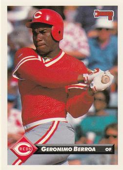 #214 Geronimo Berroa - Cincinnati Reds - 1993 Donruss Baseball