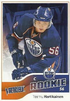 #214 Teemu Hartikainen - Edmonton Oilers - 2011-12 Upper Deck Victory Hockey