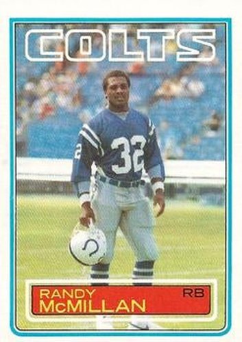 #214 Randy McMillan - Baltimore Colts - 1983 Topps Football