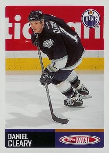 #214 Daniel Cleary - Edmonton Oilers - 2002-03 Topps Total Hockey