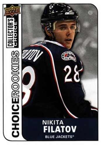 #214 Nikita Filatov - Columbus Blue Jackets - 2008-09 Collector's Choice Hockey