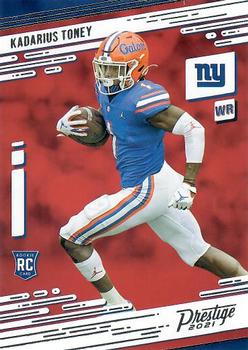 #214 Kadarius Toney - New York Giants - 2021 Panini Prestige Football
