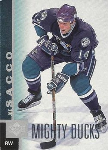 #214 Joe Sacco - Anaheim Mighty Ducks - 1997-98 Upper Deck Hockey