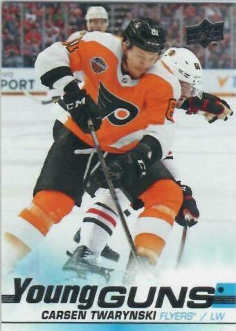 #214 Carsen Twarynski - Philadelphia Flyers - 2019-20 Upper Deck Hockey